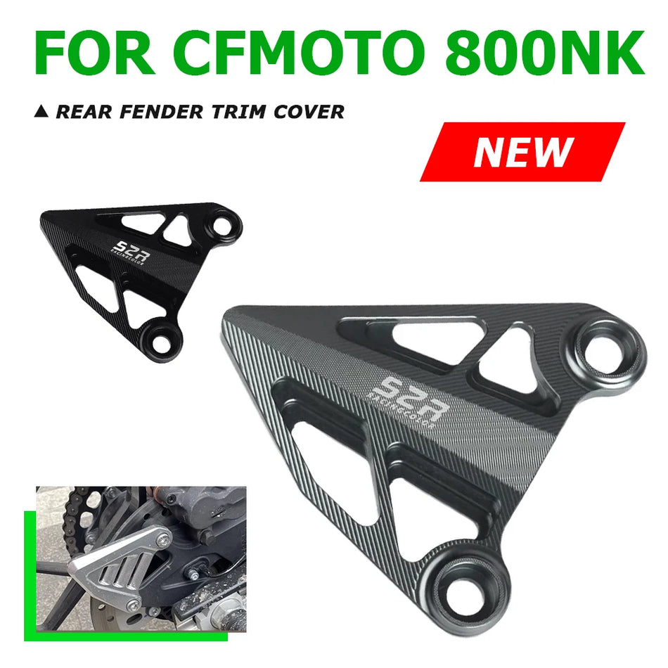 CFMOTO NK800 bakskärm eliminator stänkskydd kit med aluminiumfästen, sidopadding, plattöverdrag