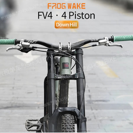 Frog Wake MTB Hydraulic Disc Brake Kit - 4 Piston Superior Stopping Power