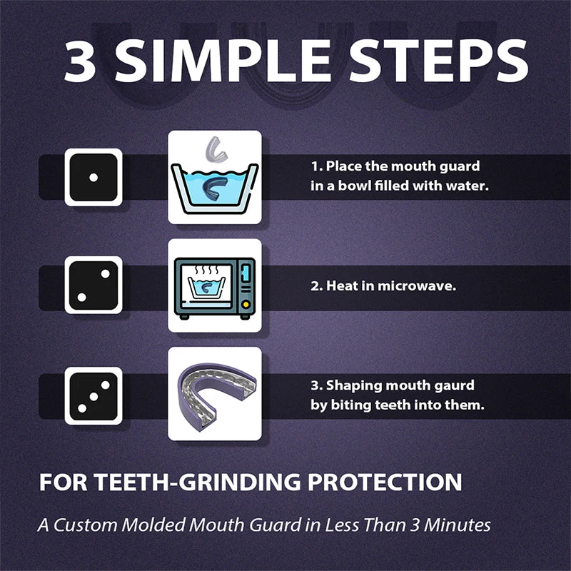 KOHEEL TG Mouth Guard for Teeth Grinding - Easy Fit &amp; Stops Bruxism