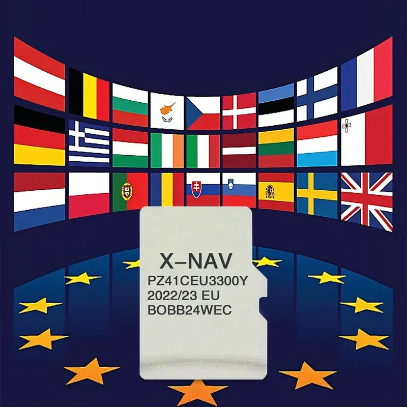 TF Card PZ41C EU330 Toyota AYGO X-NAV 8GB &ndash; 2023 EU Maps CHINA