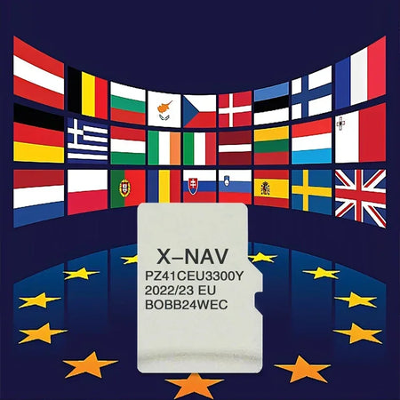 TF Card PZ41C EU330 Toyota AYGO X-NAV 8GB &ndash; 2023 EU Maps CHINA