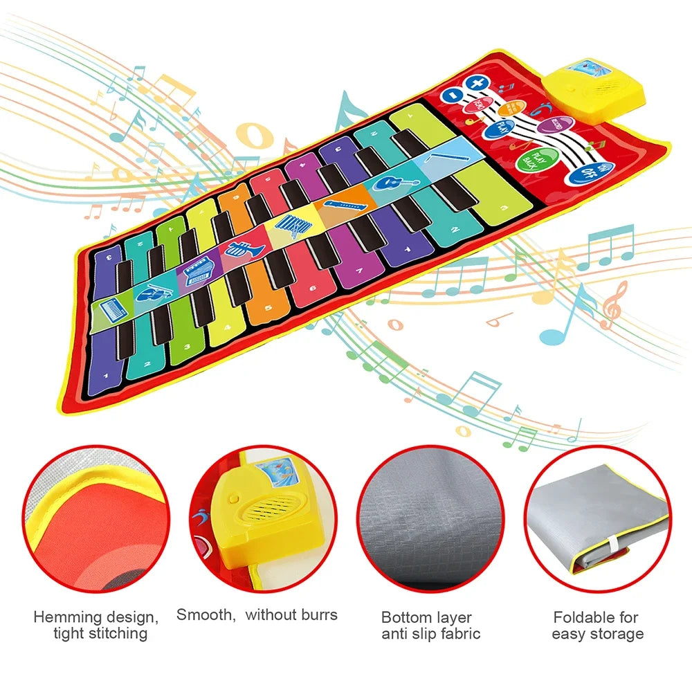 Kids Musical Piano Mat &ndash; Interactive Educational Fun