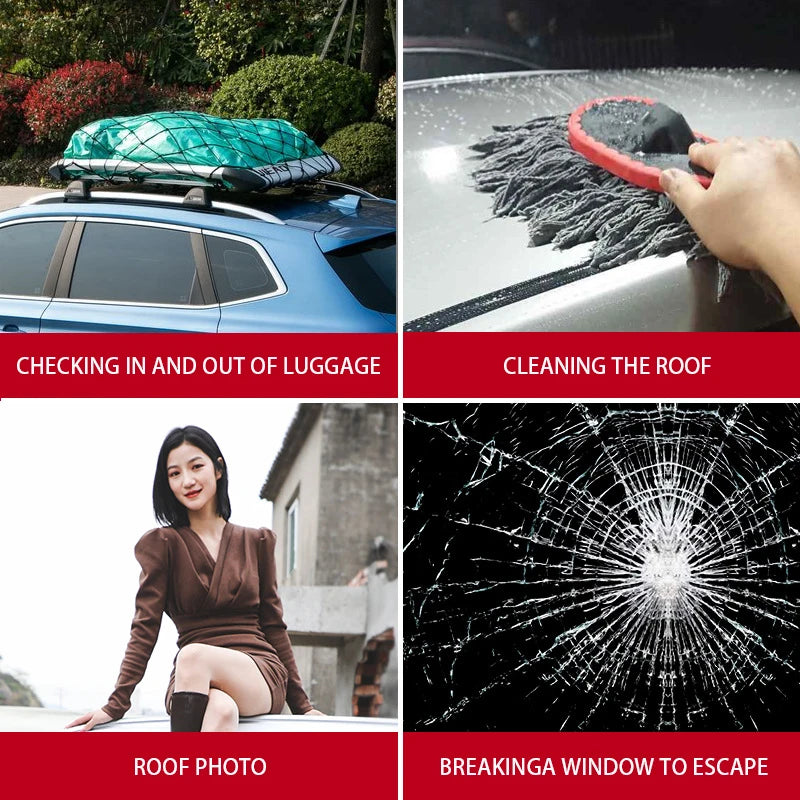 Foldable Car Roof Rack Step &ndash; Aluminium Alloy Safety Pedal