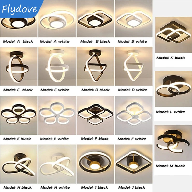 Nordic Minimalist Corridor LED Ceiling Light &ndash; Energy Saving