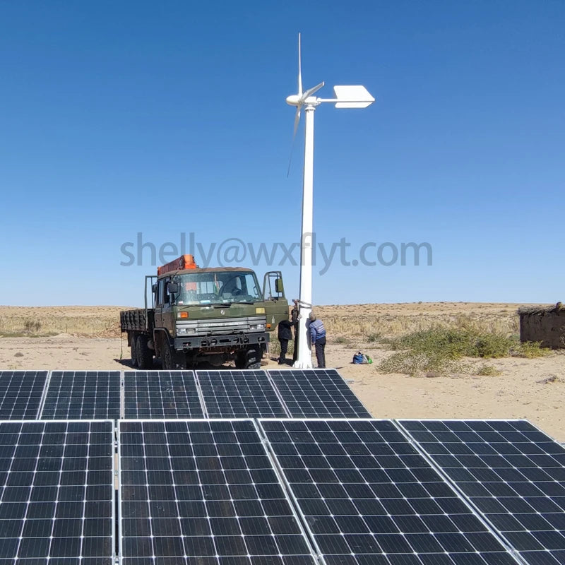 5KW Vėjo Turbinos Generatorius Namams Arba Gamykloje 48V 96V