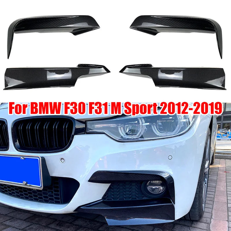 BMW 3 Serisi F30 F31 M Sport için Ön Tampon Sis Farı Çerçeve Kapağı, ABS Plastik