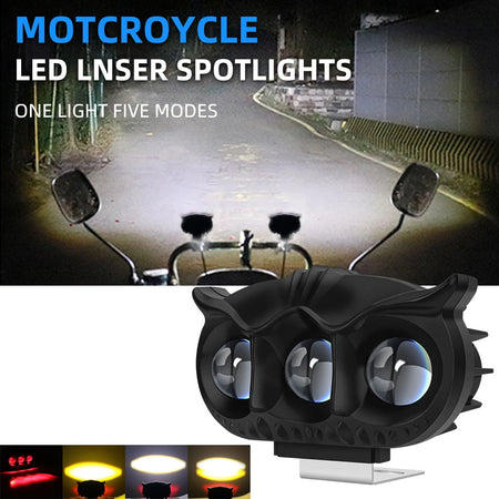 KEVANLY Motorcycle LED Spot Light &ndash; Five Versatile Light Modes