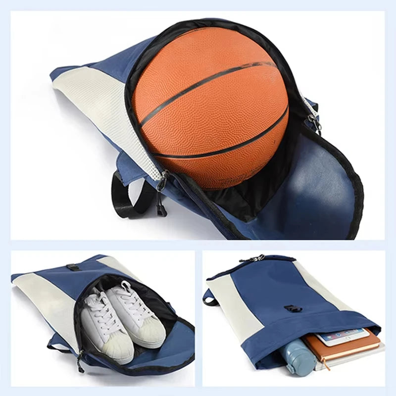 Basketball Gym Bag &ndash; Ball Compartment With Zipper Pocket