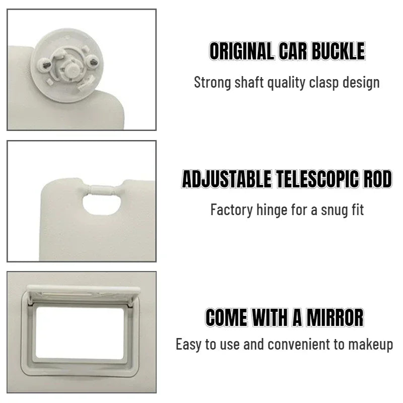 Saulės skydelis Chevrolet Sonic Spark Cruze Aveo, PVCO medžiaga, tiesioginis montavimas, vidaus pakeitimas