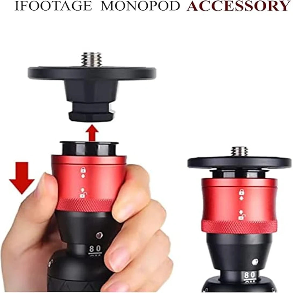 Quick Release Plate for IFOOTAGE Cobra Monopod - New Version