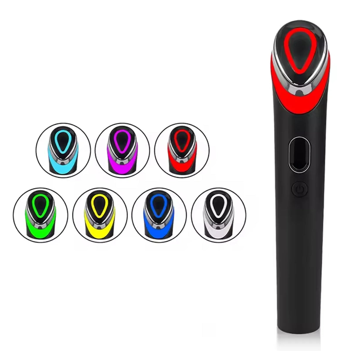 7 Colors Age-R Booster Pro Facial Massager &ndash; EMS Lift Black