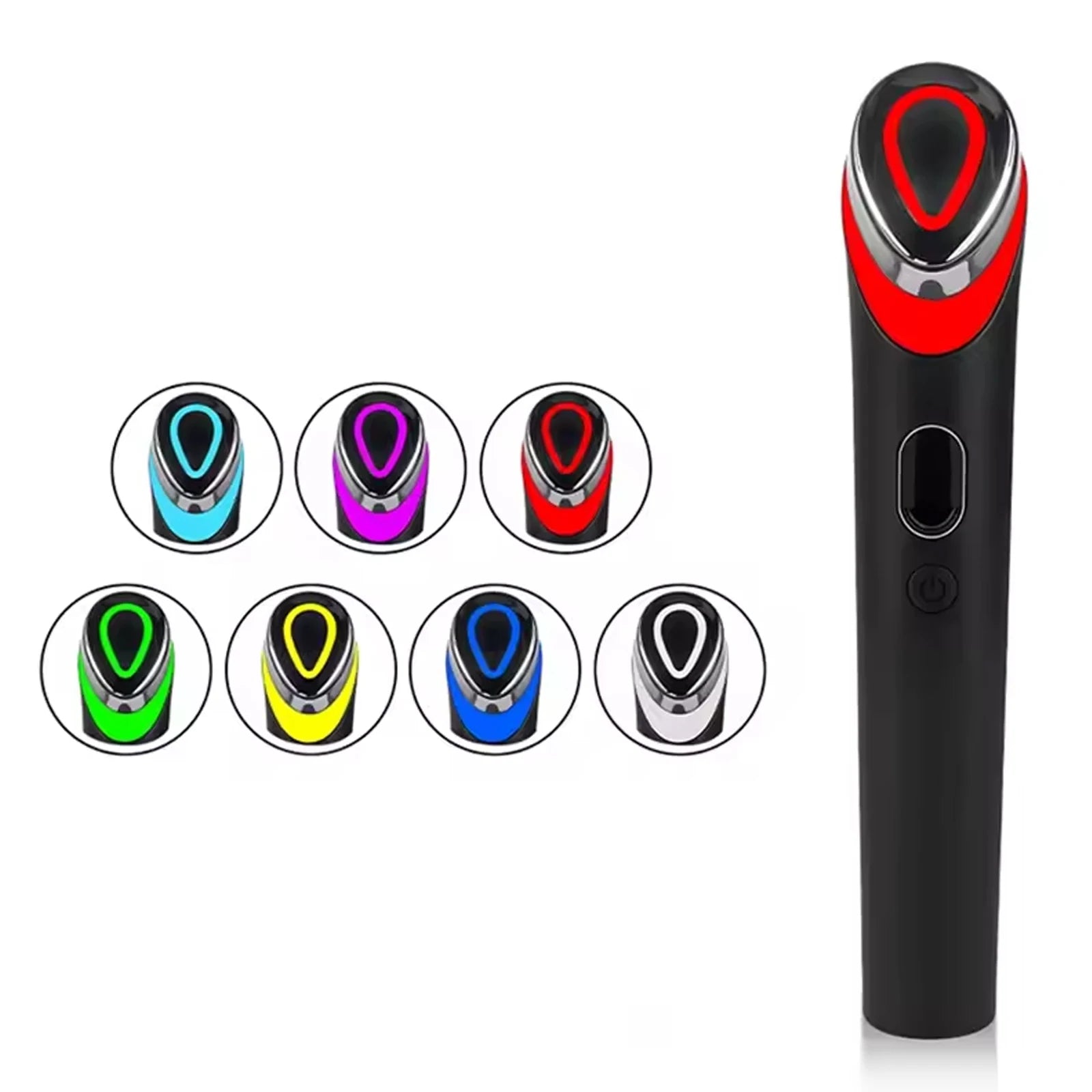7 Colors Age-R Booster Pro Facial Massager &ndash; EMS Lift Black