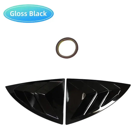 For Tesla Model Y 2019-2023 Rear Side Blind Window Rear Triangle Window Spoiler Louver Shutter Cover Accessories by InterCyprus Trading Ltd