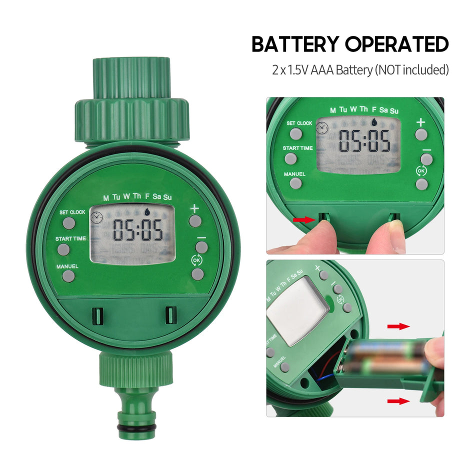 Digital Automatisk Vattningstimer Smart Trädgårdsbevattning