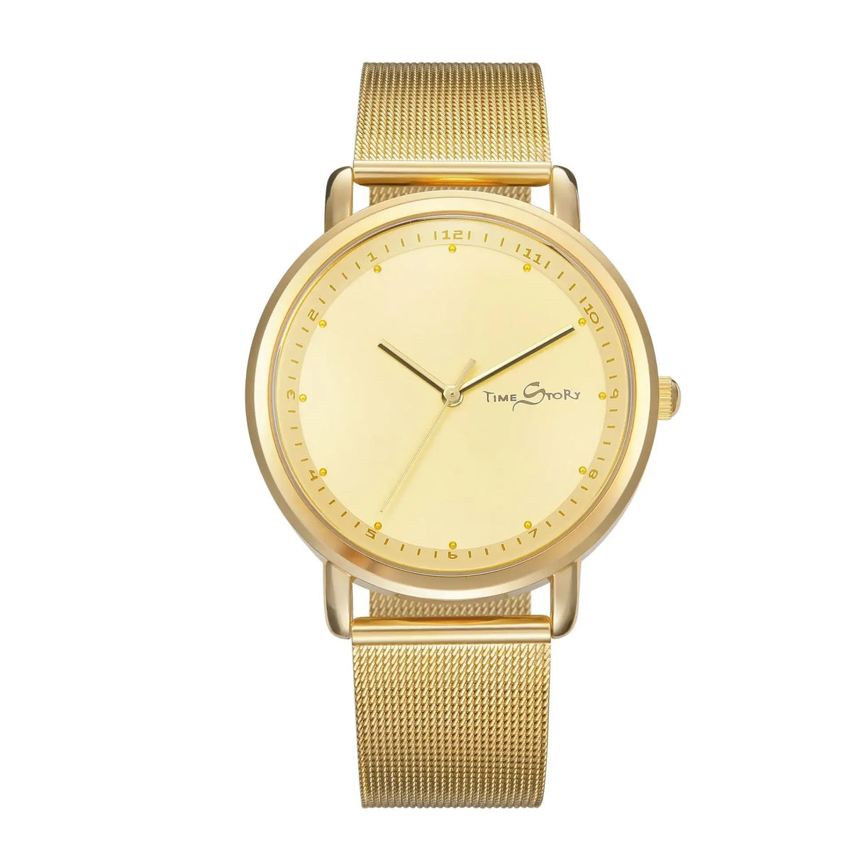 Lovers&rsquo; Quartz Watch Reverse Anticlockwise &ndash; Waterproof Dial steel gold