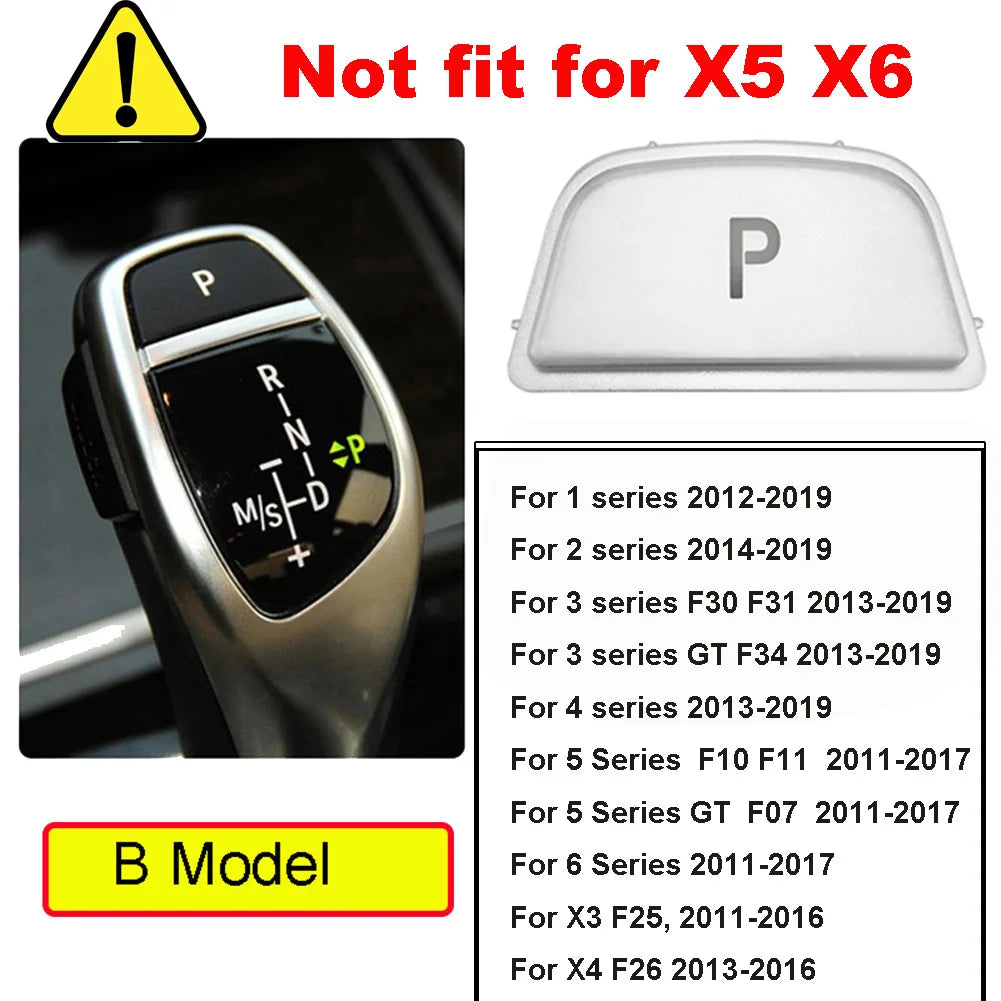 Parking Brake Button With ABS Material For BMW 1 2 3 Series F10 F25 by InterCyprus Trading Ltd