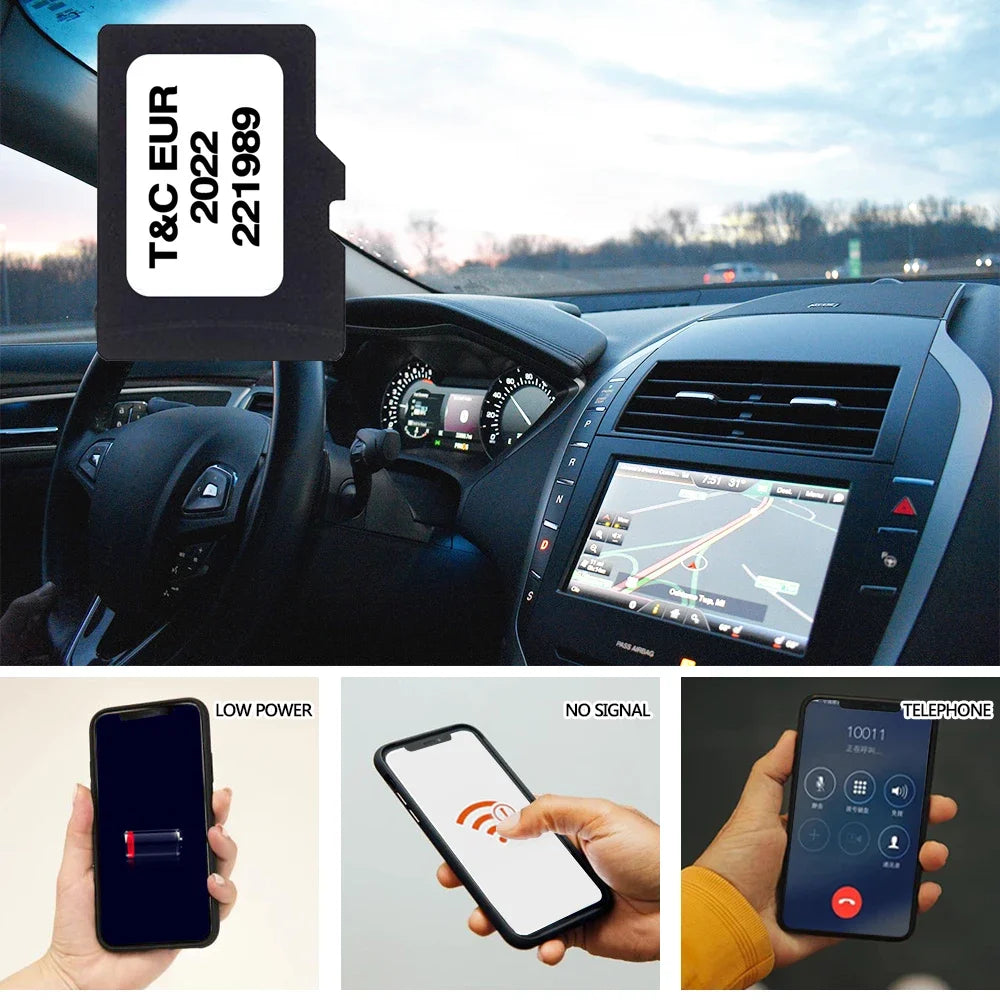 221989 Touch And Connect Navi SD Card &ndash; Europe Maps