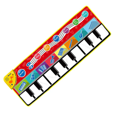 Musical Piano Mat for Toddlers &ndash; Interactive Dinosaur Sounds B 110x36cm