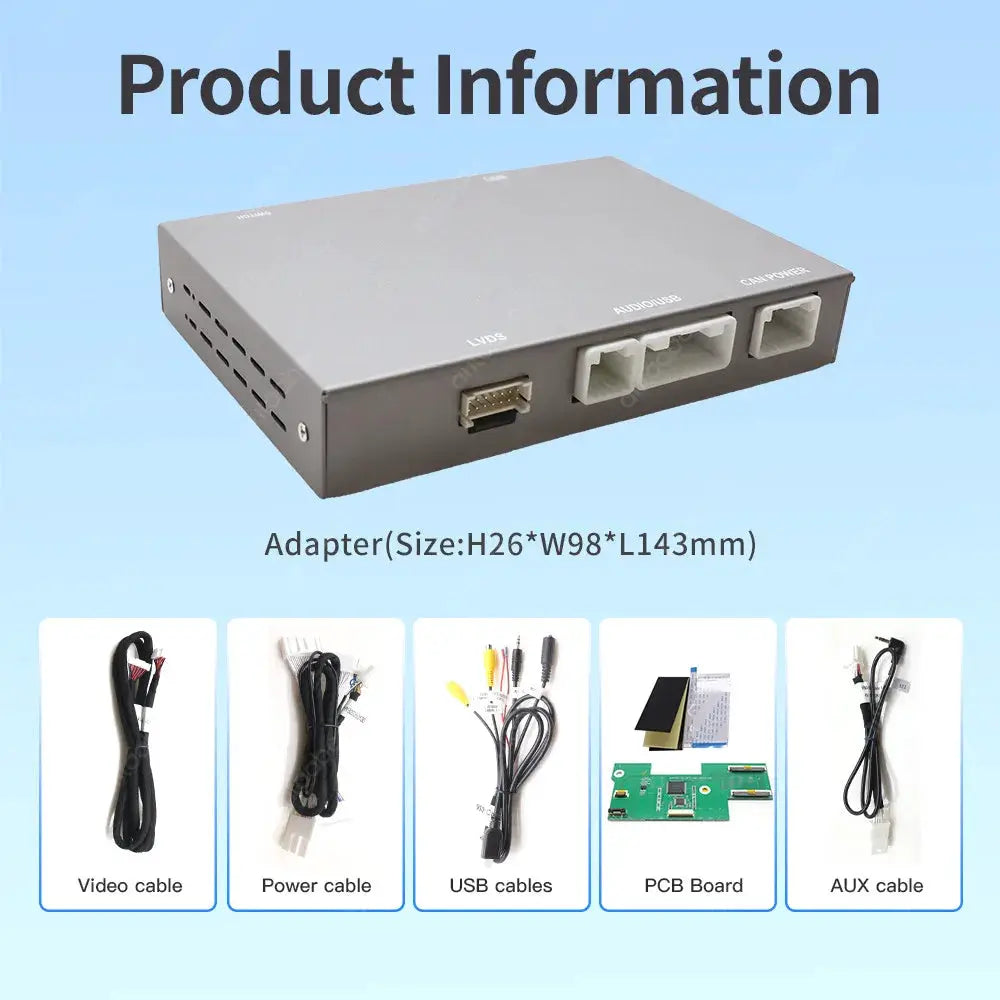 New Upgrade Wireless CarPlay Android Auto Module for Infiniti QX50 Q50L Q50 Q60 QX60 Armada Y62 Mirror Link AirPlay Decoder Box by InterCyprus Trading Ltd