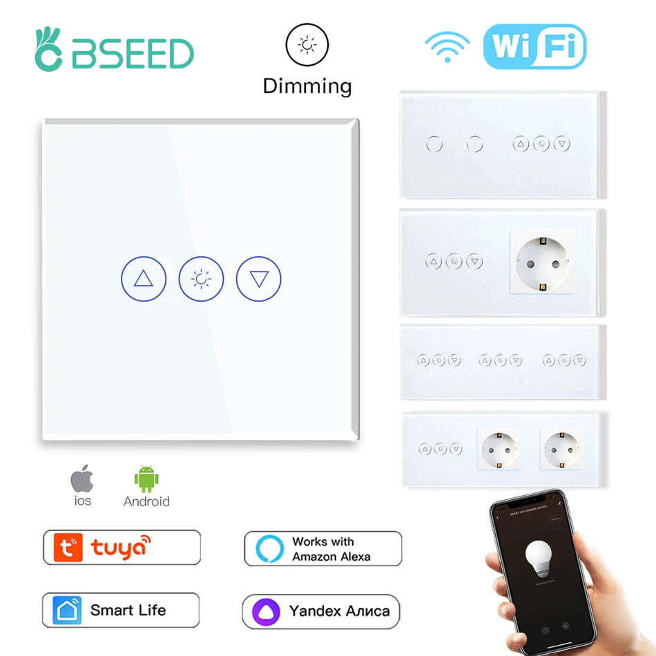 BSEED Wifi Dimmer Switch 1Gang &ndash; Alexa Ready Tuya Smart Life