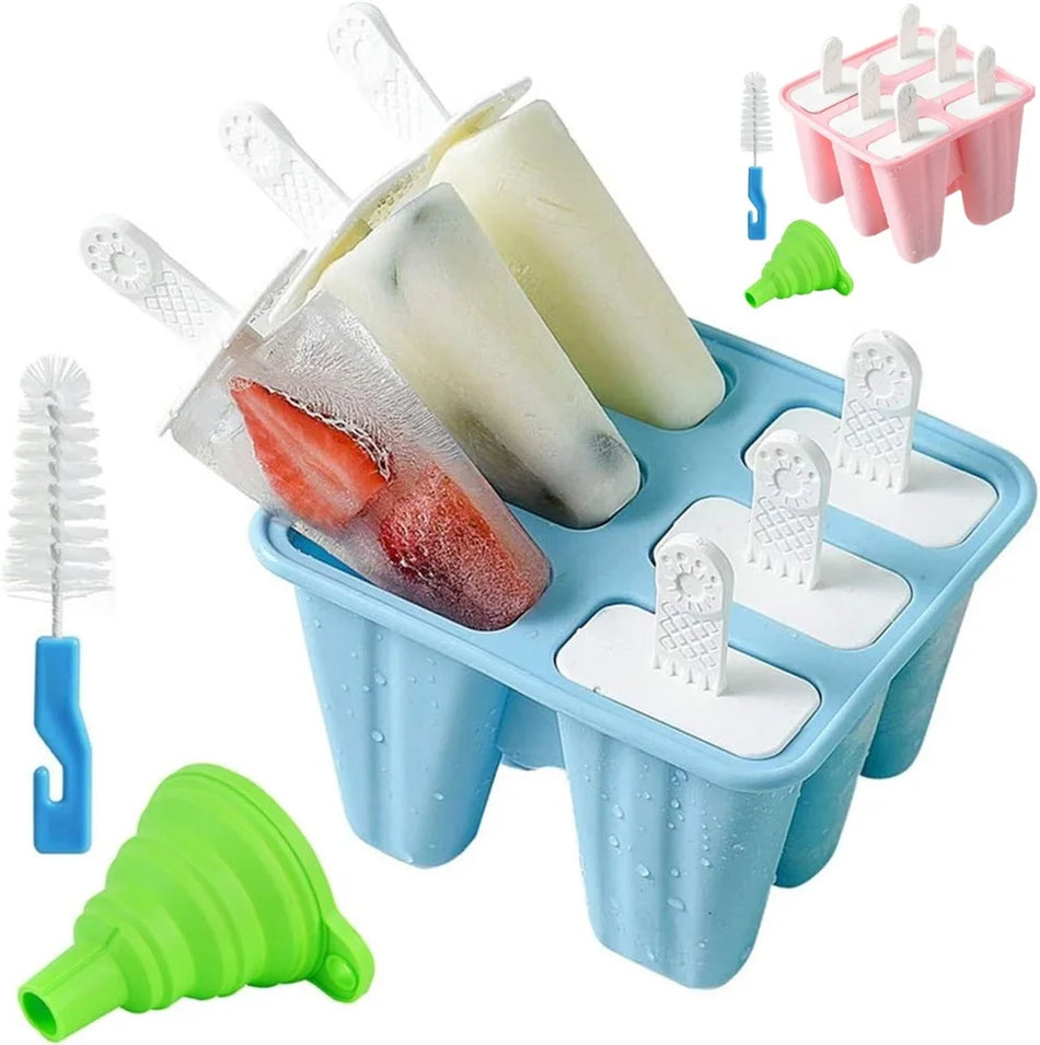 6-Hole Silicone Popsicle Mold