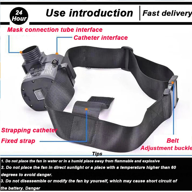 8 In1 Constant Flow Air Supplied Respirator &ndash; Low Noise