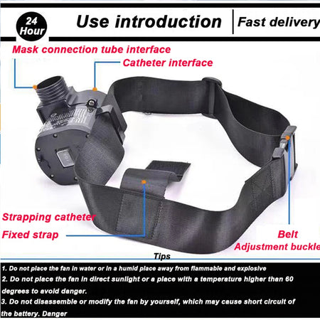 8 In1 Constant Flow Air Supplied Respirator &ndash; Low Noise