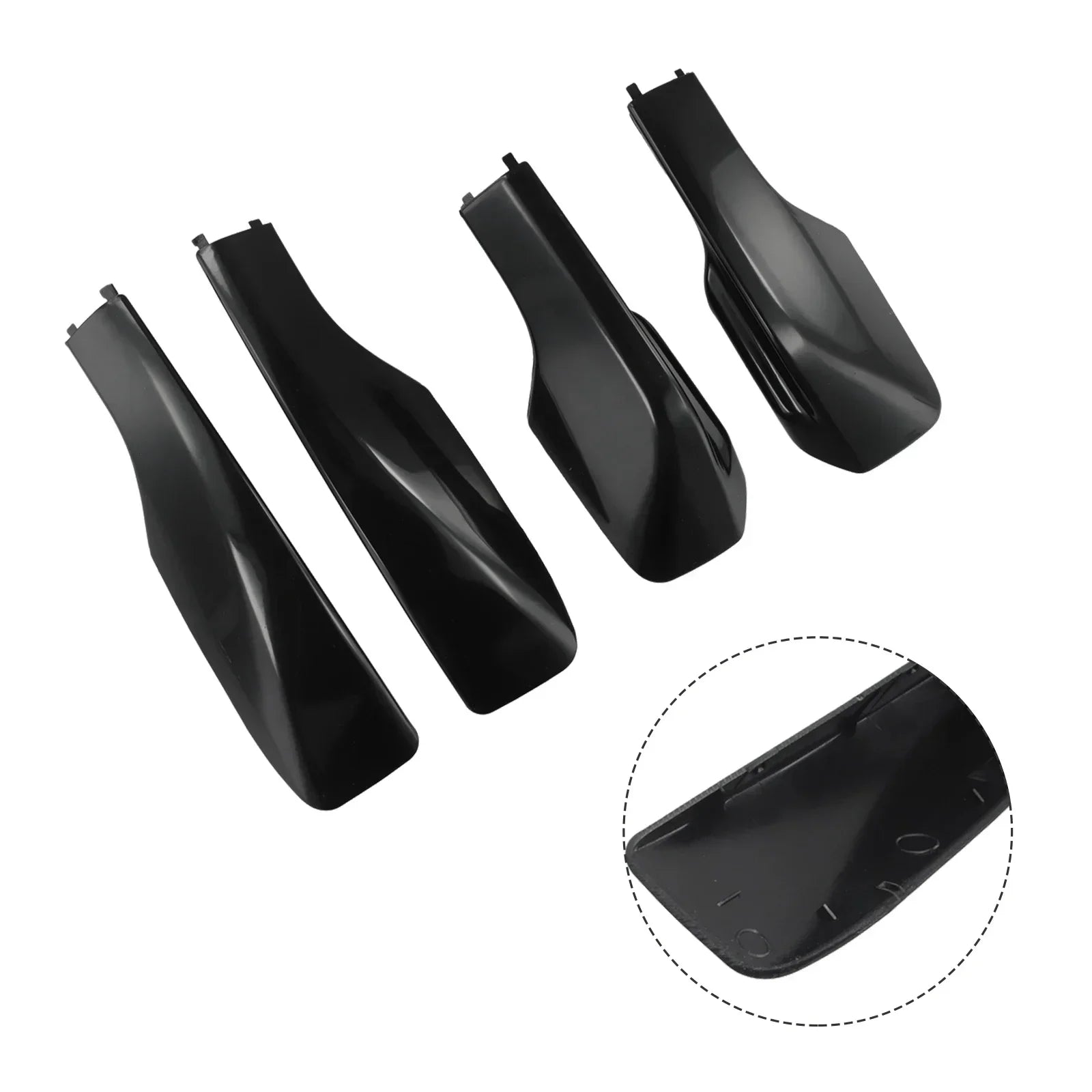 Roof Rail Roof Rack 4Pcs ABS &ndash; Durable ABS Construction