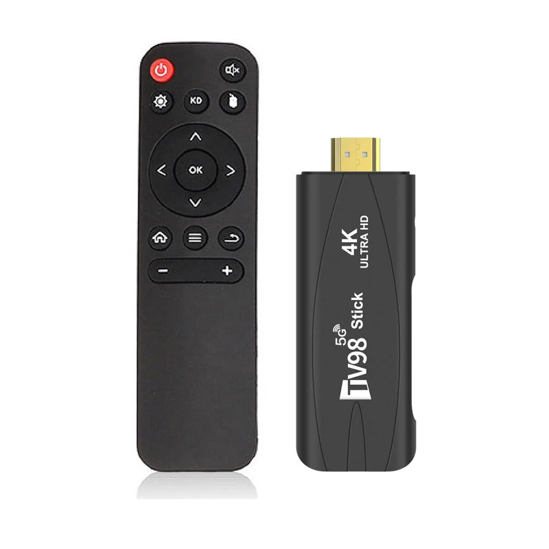 TV98 TV Stick &ndash; Android 12.1 4K Dual WiFi Media Player 1G RAM 8G ROM