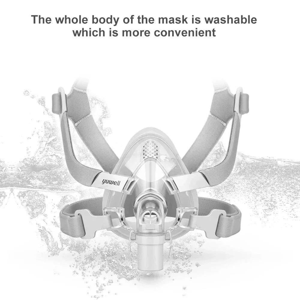 YuWell YF-02 CPAP Mask - Full Face Comfort Seal for Sleep