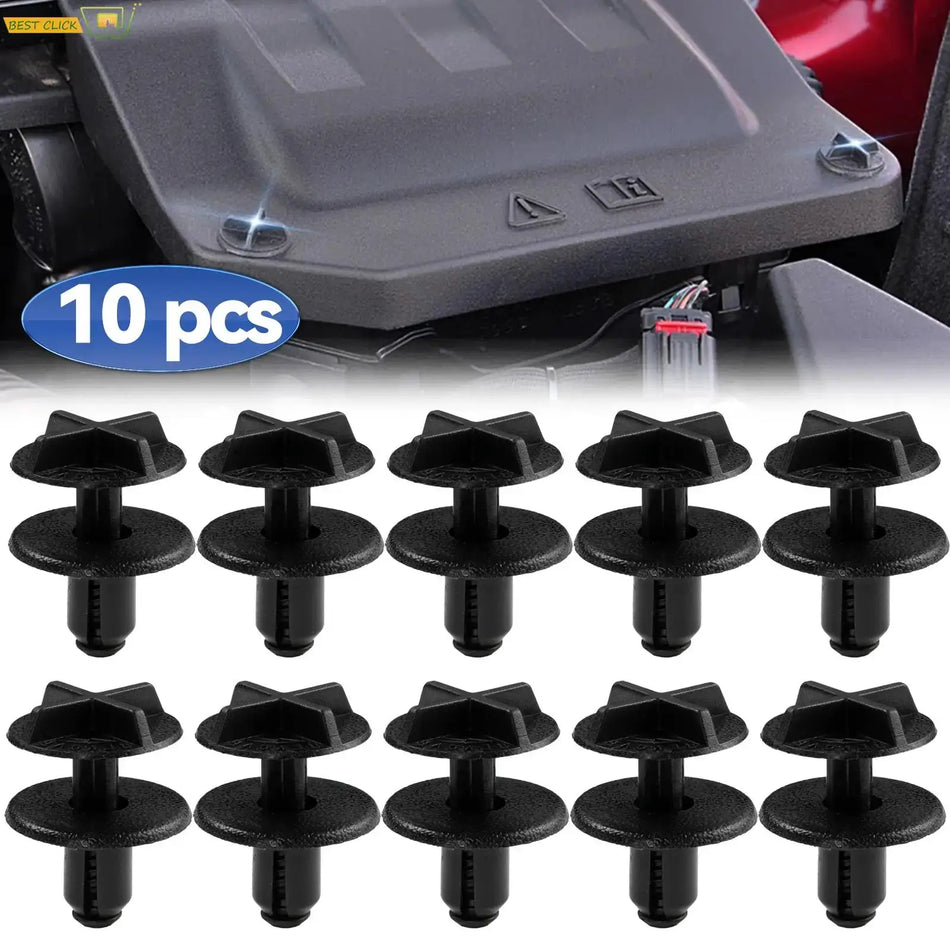 10Pcs Nylon Battery Cover and Cowl Panel Clip Fasteners for Land Rover Range Rover Discovery Sport Evoque OE # LR024316 by InterCyprus Trading Ltd