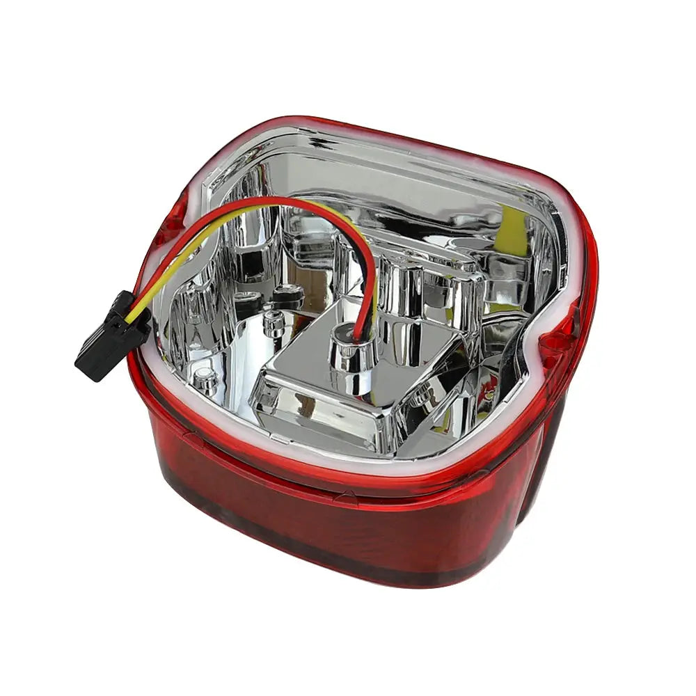 LED Tail Light Rear Flash Brake Light Driving Light with License Plate Lamp for 1999-Up Big Twin or Sportster models by InterCyprus Trading Ltd