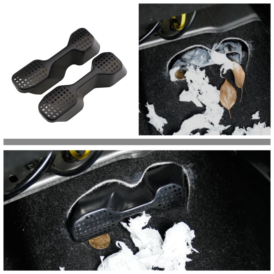 Ilma-aukkojen suojat Mitsubishi Outlander 2013-2021 takapenkille ABS-ritiläsuoja