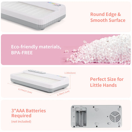 Rainbow Flashing Piano Toy &ndash; Educational Fun with 5 Instruments