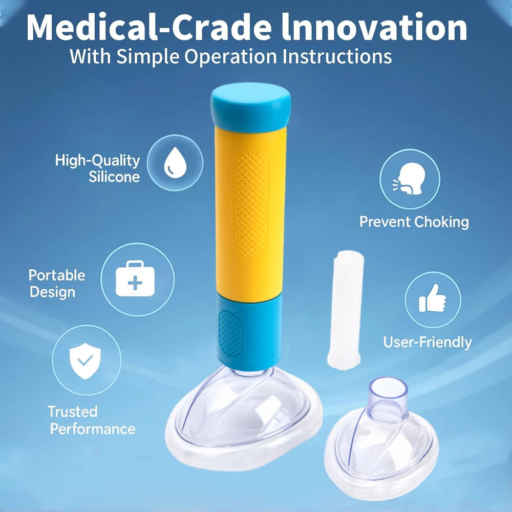 First Aid Kit Choking Device &ndash; Dual Size Rescue For Ages