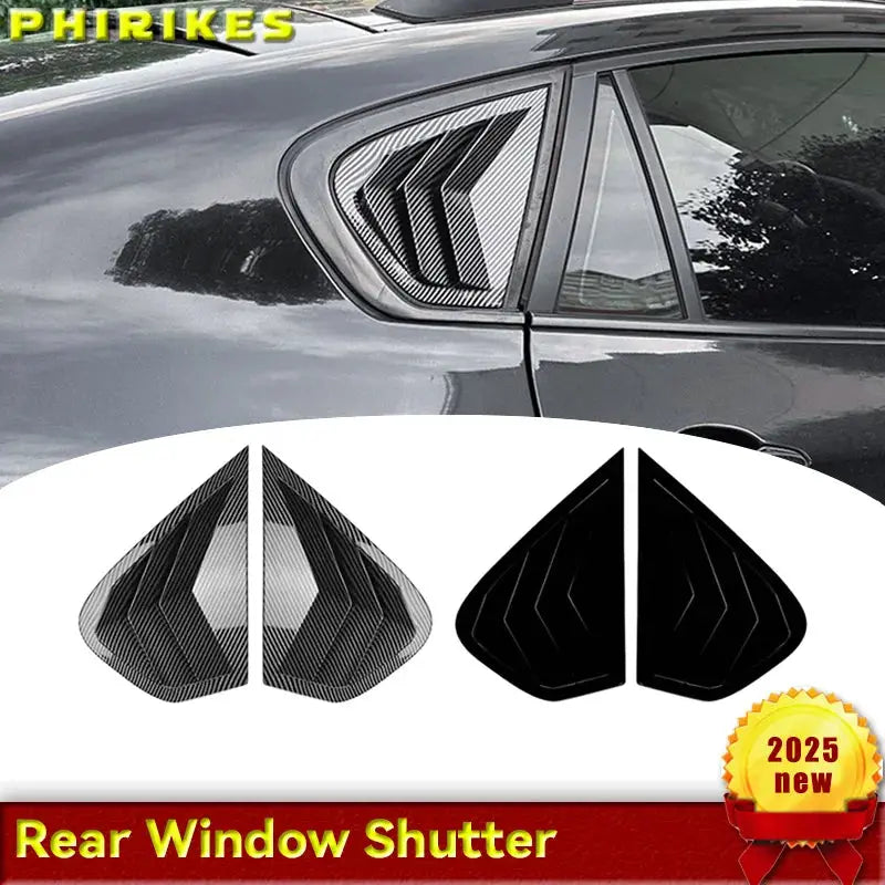 For BMW X6 E71 E72 2008-2014 model side window louver cover rear window ventilation louver sunshade car accessories by InterCyprus Trading Ltd