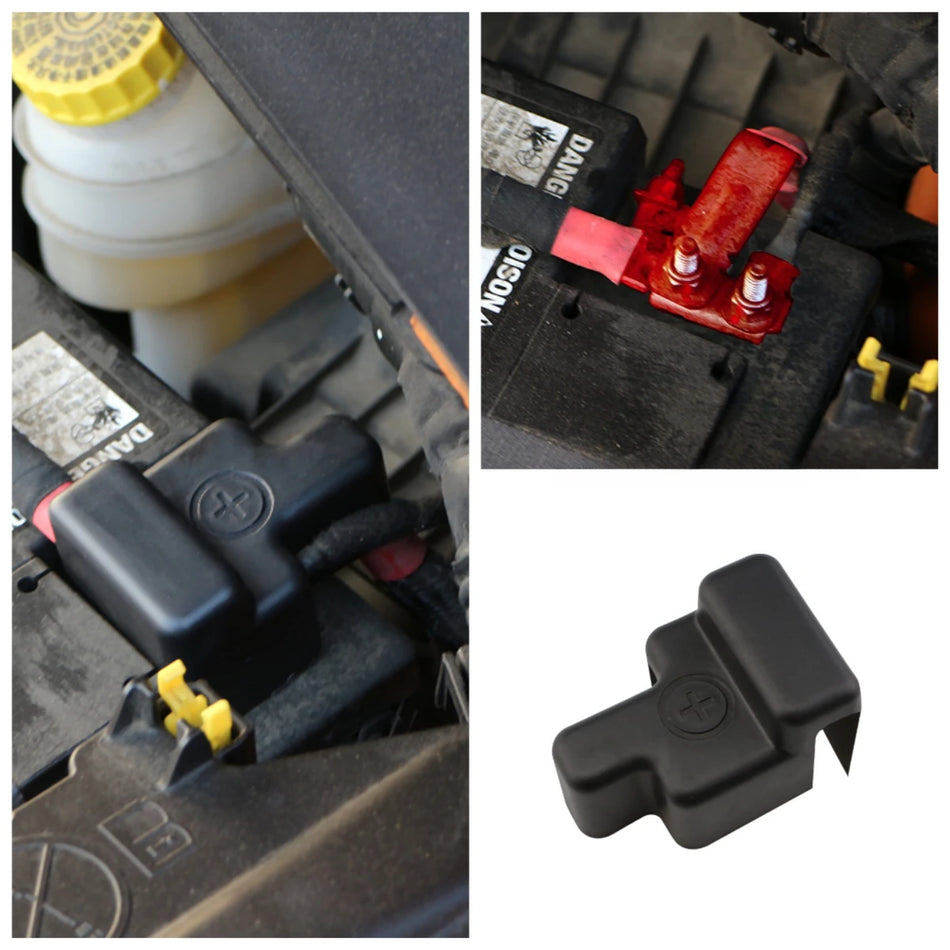 Battery Negative Cap Protection Cover For Jeep Renegade ABS Durable ABS Plastic Shield Moisture Dust Resistant