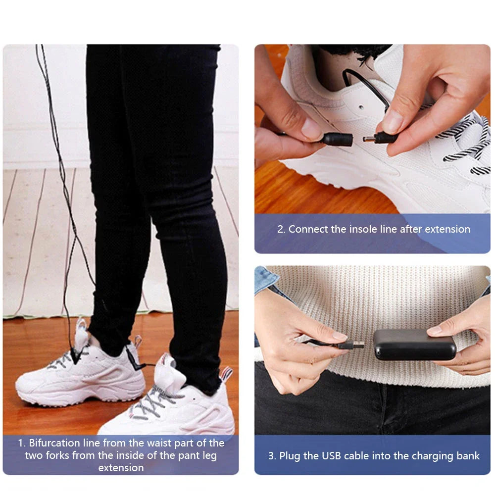 Winter USB Heated Insoles &ndash; Far Infrared Carbon Heating