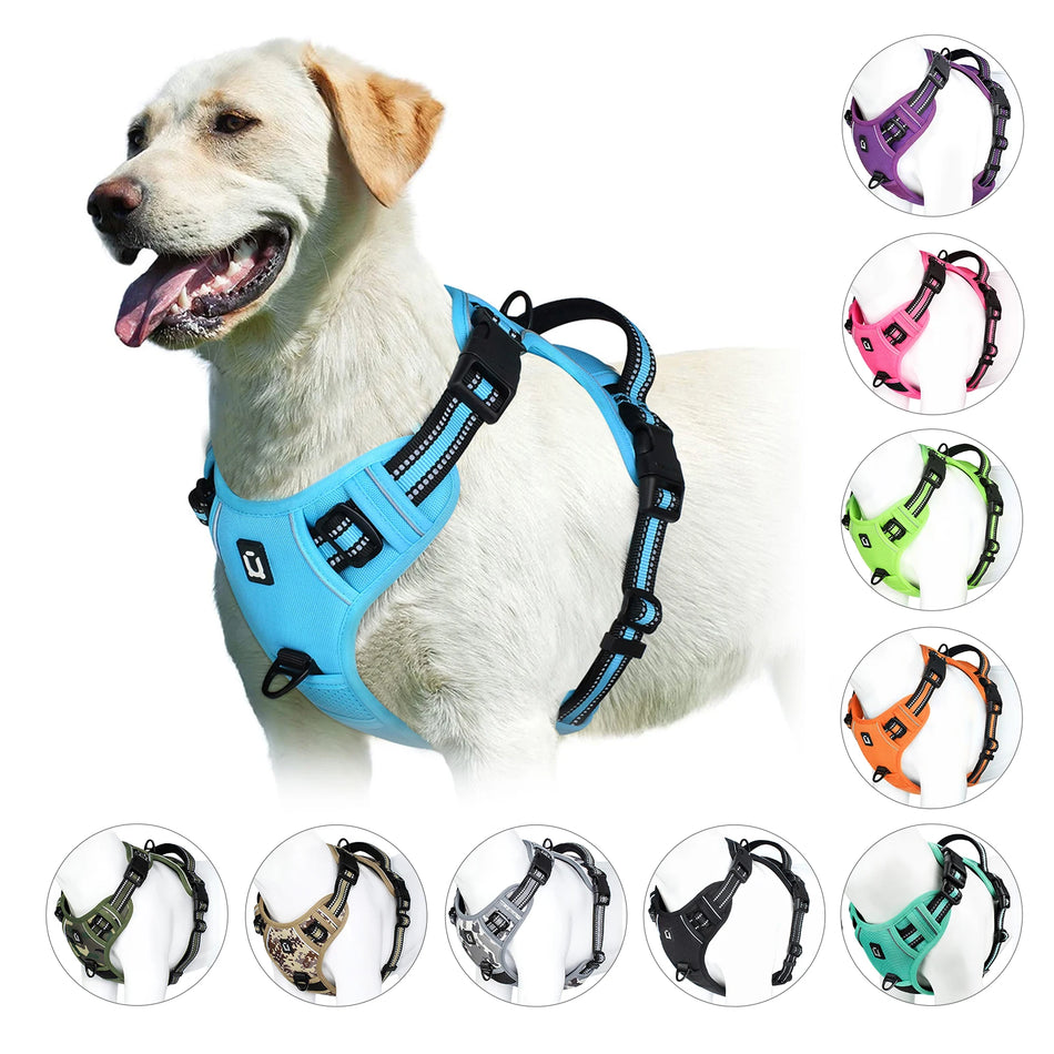 No Pull Dog Harness &ndash; Soft Padded Vest With Easy Control