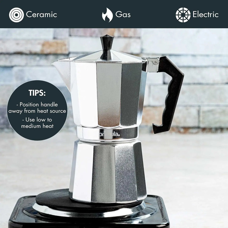 KISS-THE NIGHT Aluminum Classic Stovetop Espresso Maker