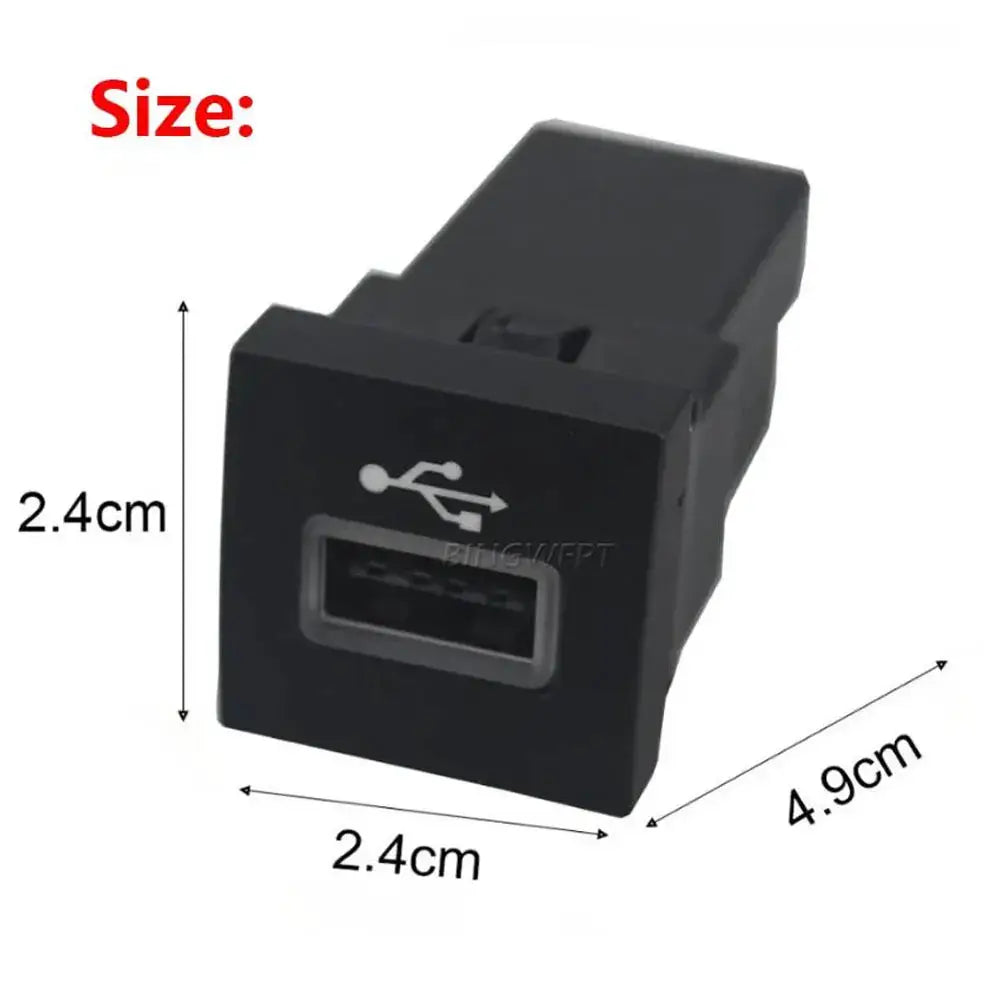 Auto Audio Radio U-disk Flash Quick Charger USB Input Adapter Socket Interface For VW Golf 6 Jetta 5 MK5 Scirocco 2006-2012 by InterCyprus Trading Ltd