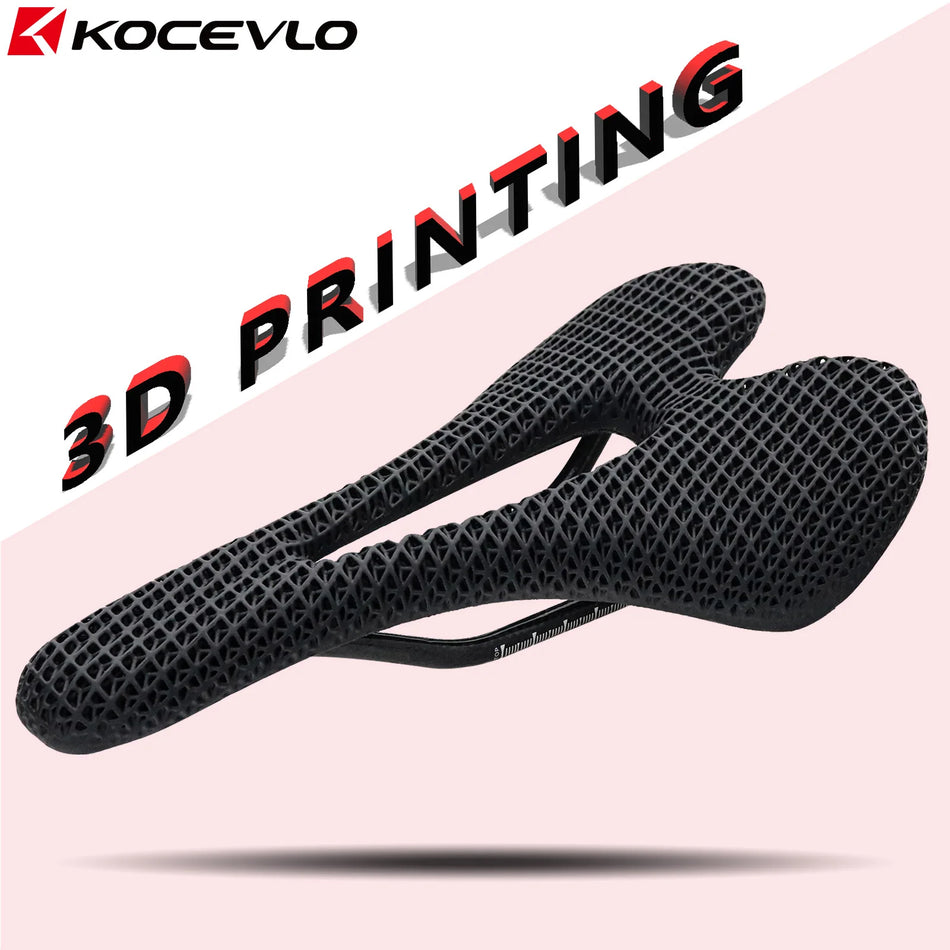 KOCEVLO S01 Klasikinė Dviračio Sėdynė Su Anglies Pluošto Tuščiaviduriu, 3D Spausdinta, Lengva 195 g