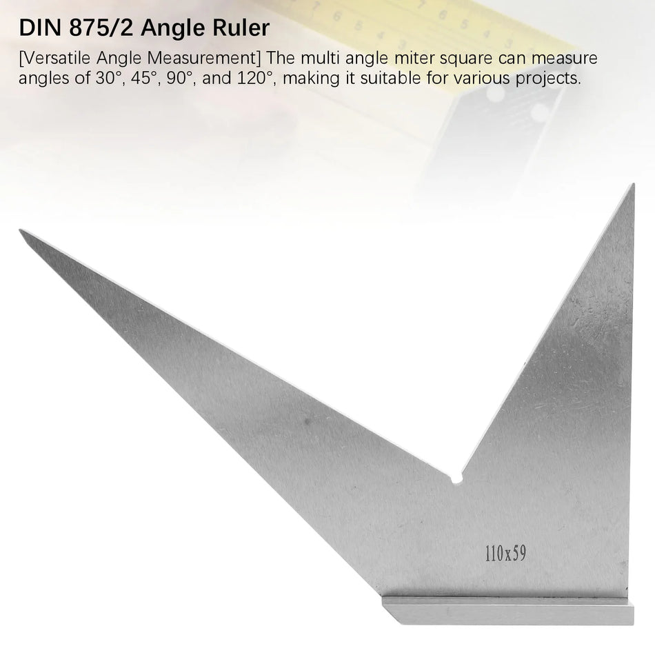 Monikulmainen viistomittari 30 45 90 120 asteen kulmamittari