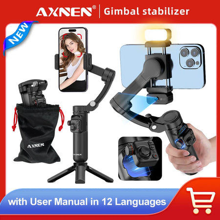 3-Axis Vlog Stabilizer &ndash; Face Following Technology with Magnetic Remote