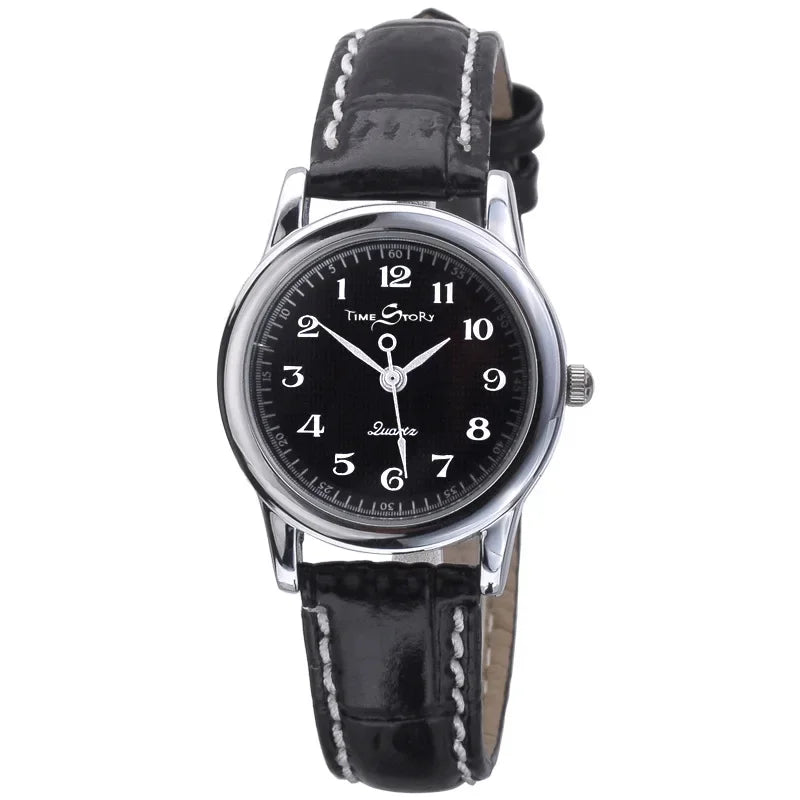 Lovers&rsquo; Quartz Watch &ndash; Reverse Anticlockwise Dial Waterproof Ms black