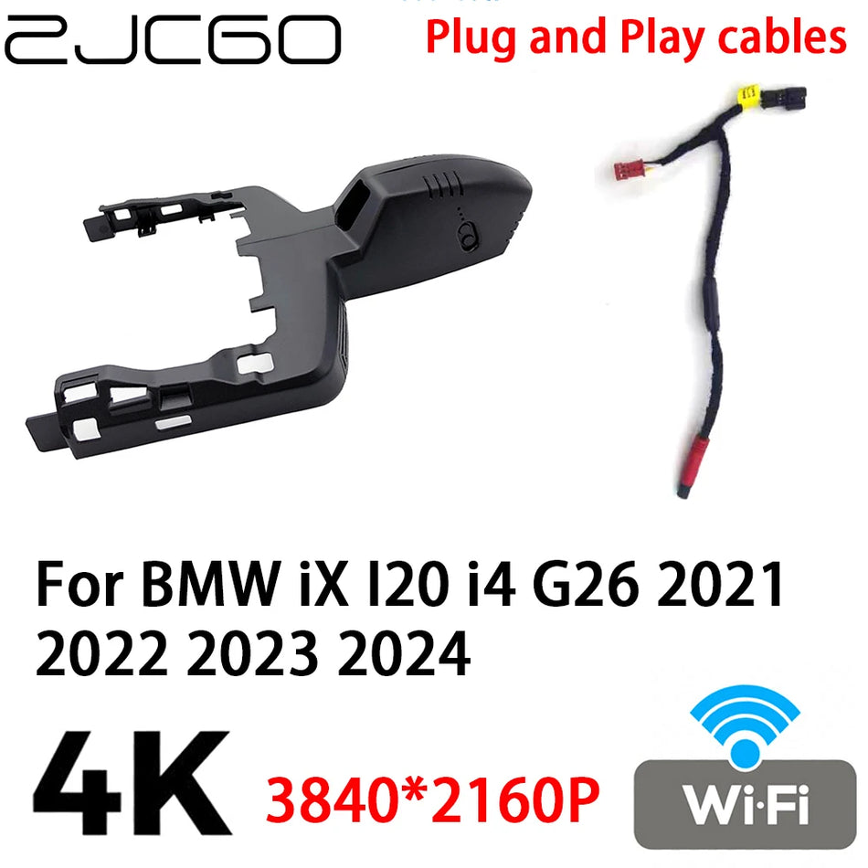 Automobilinė DVR Dash Cam 4K Ultra HD BMW iX, i4, G26 Plug and Play