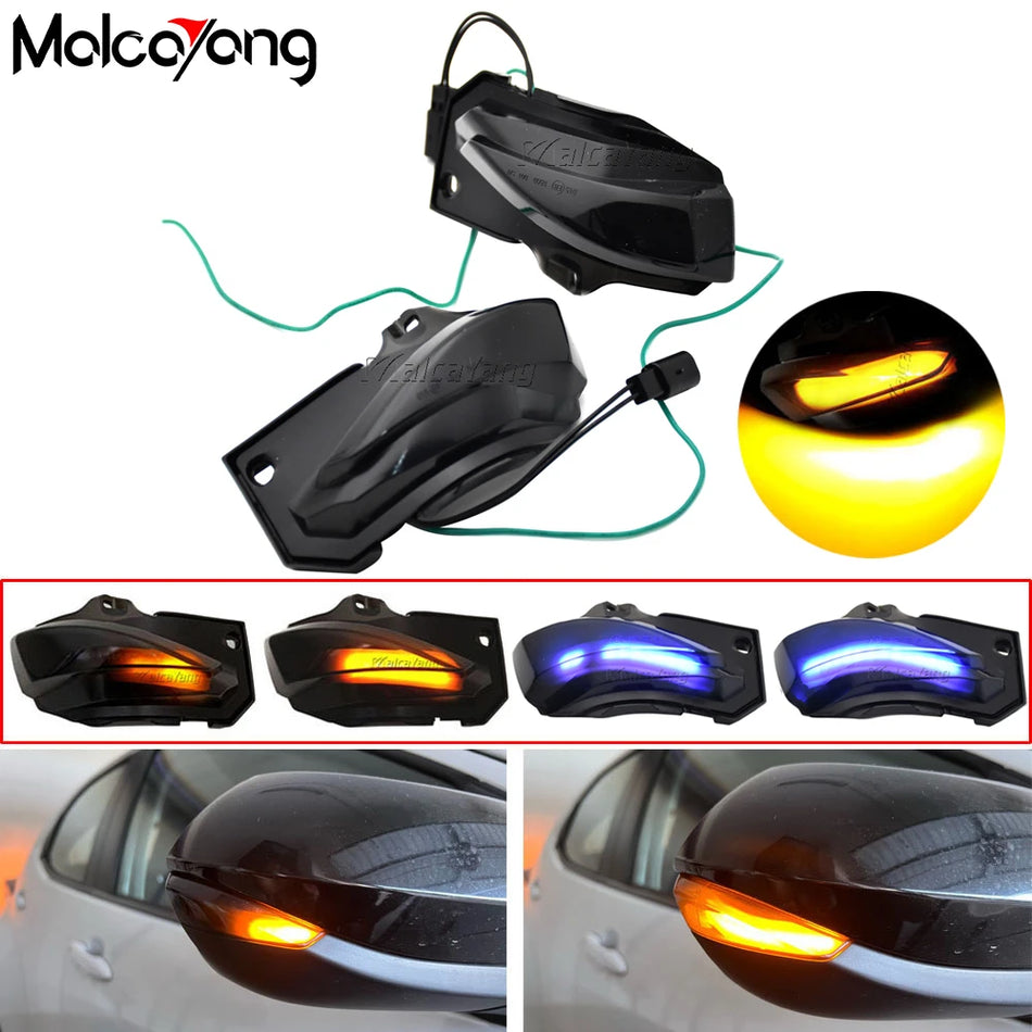 LED Sequential Turn Signal Mirror Lamps For Toyota Corolla Sienta Yaris