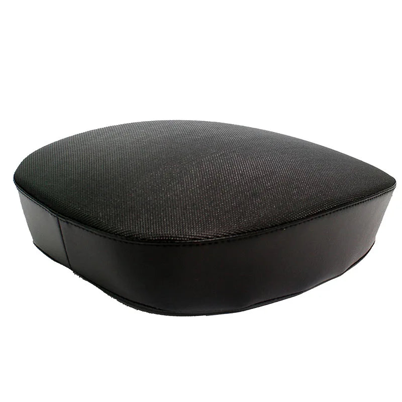 Motorcycle Black Rear Passenger Seat &ndash; Minimalist Synthetic Leather Design