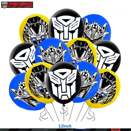 Transformers Birthday Party Supplies Set Balloons-12pcs / CHINA