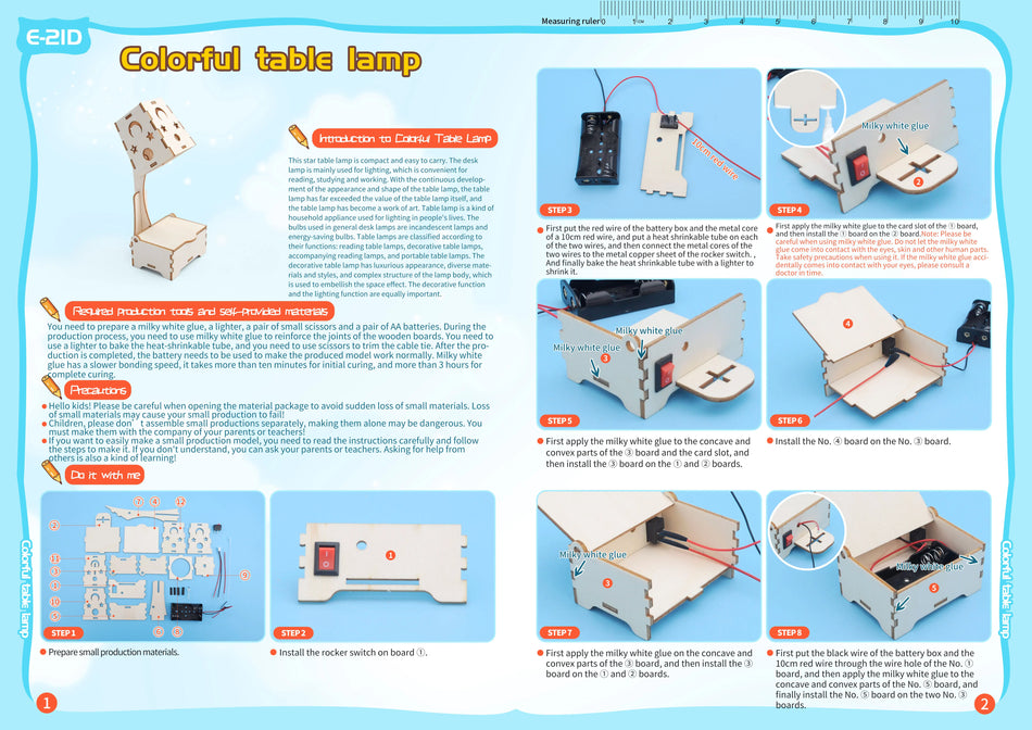 Σετ Κατασκευής Φυσικής DIY Εκπαιδευτικό Παιχνίδι για Σχολική Επιστήμη